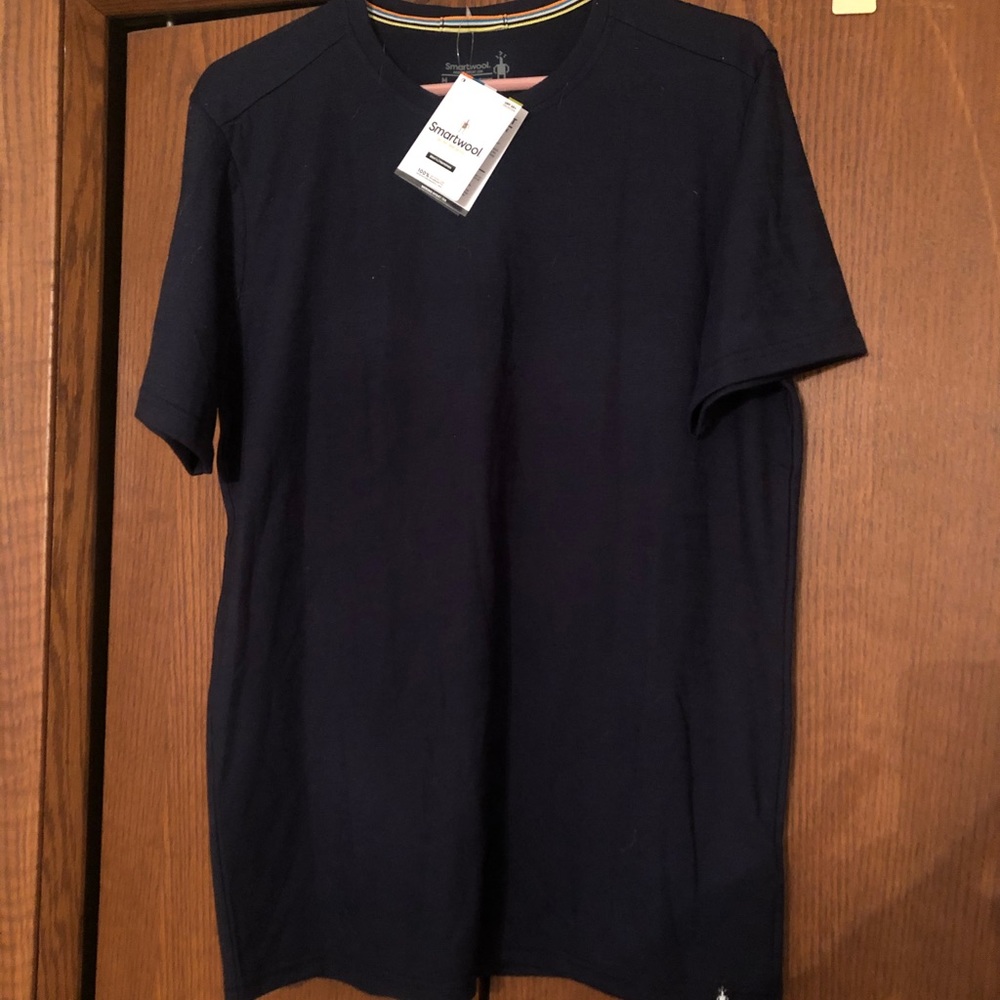 NWT Smartwool navy t-shirt size Medium